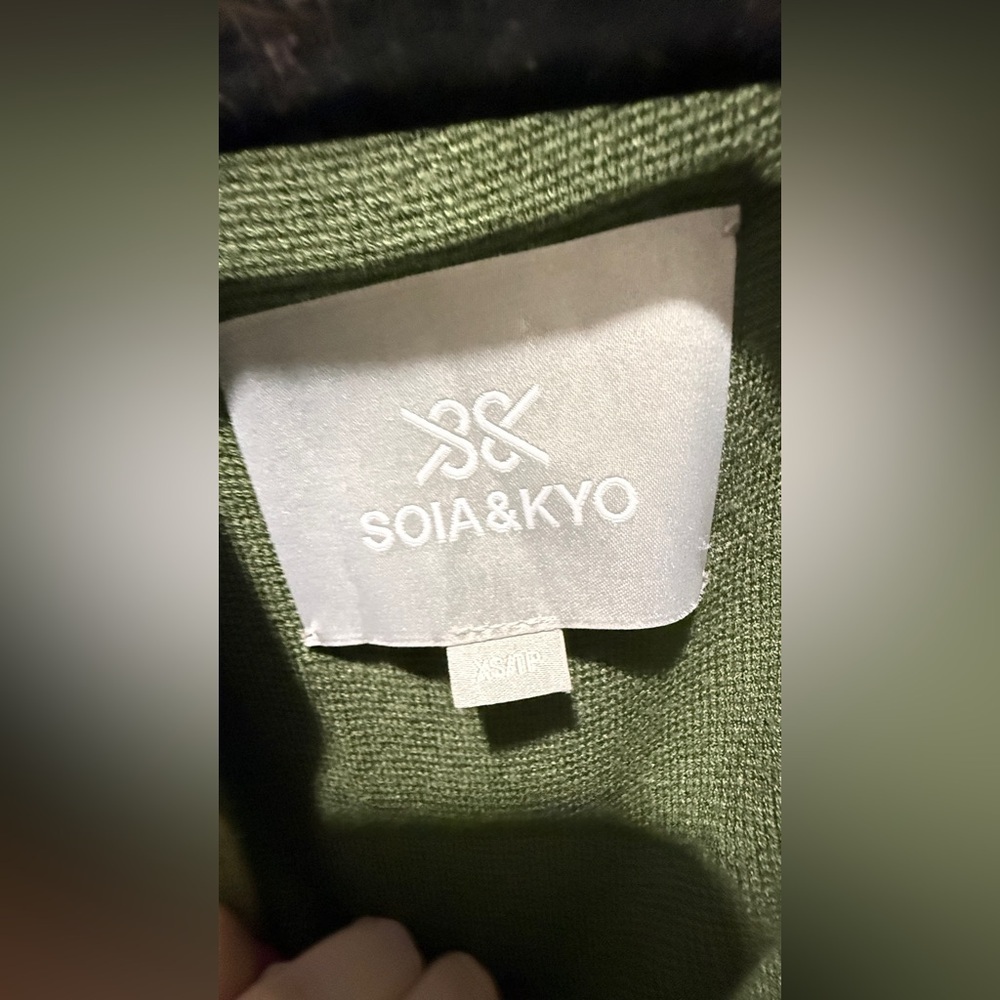SOIA & KYO BENELA CARDIGAN - JUNIPER - Picture 3 of 6